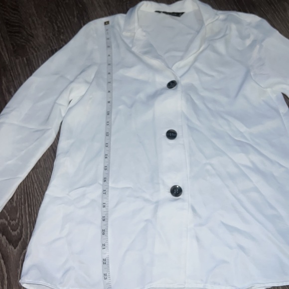 Zara Basic Front Button Blouse - Picture 8 of 8